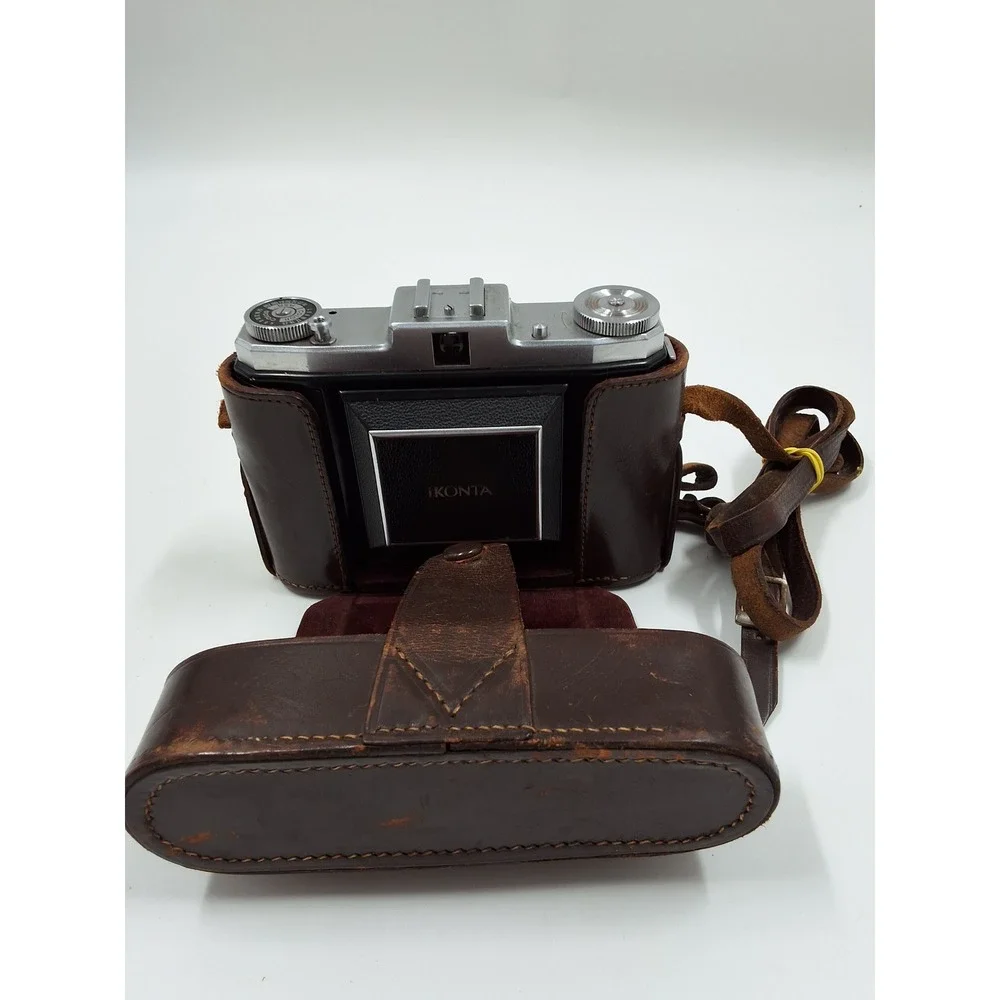 Zeiss Ikon Ikonta 523/16 120 Film Camera Zeiss-Opton Tessar 75mm f3.5 Lens Case